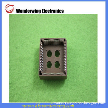 PLCC68 straight insert IC chip tower base integrated circuit socket (D6B4)